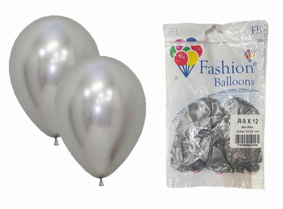Bomba ballons r9x12 plata 