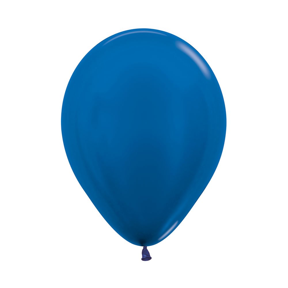 Bomba ballons r12x12 metal azul