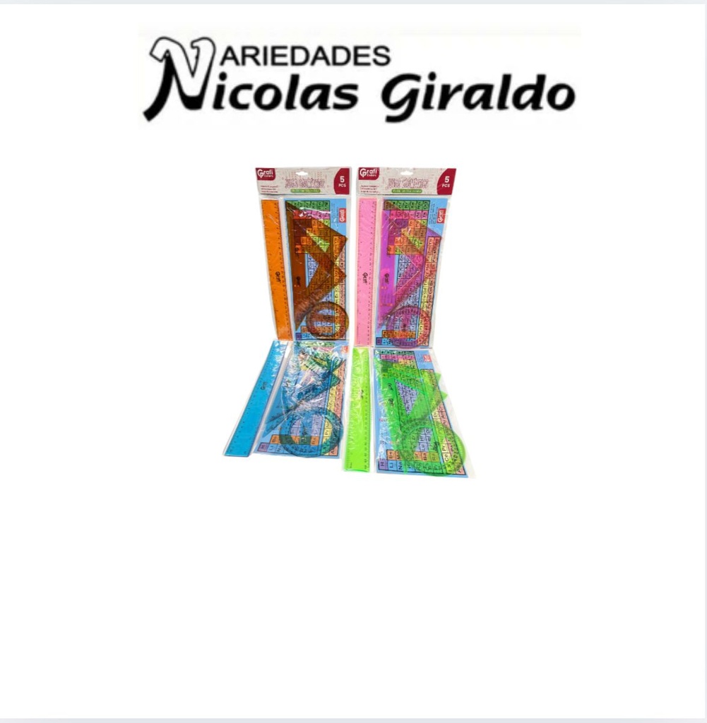 Juego geometrico flexible graficolors