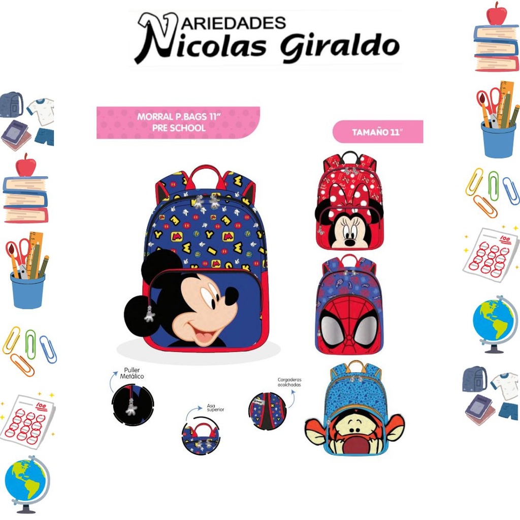 Morral prim. personaje pequeño pre school