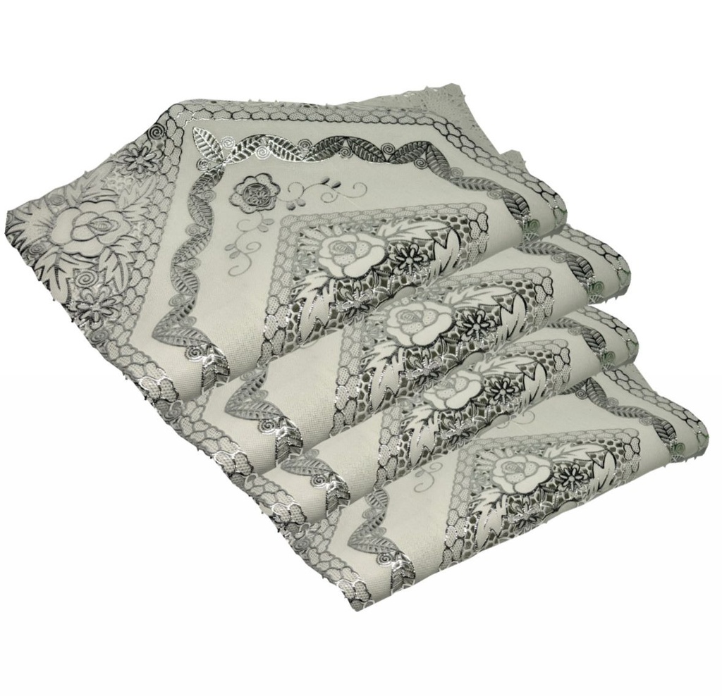 Individual plateado paquete x12  