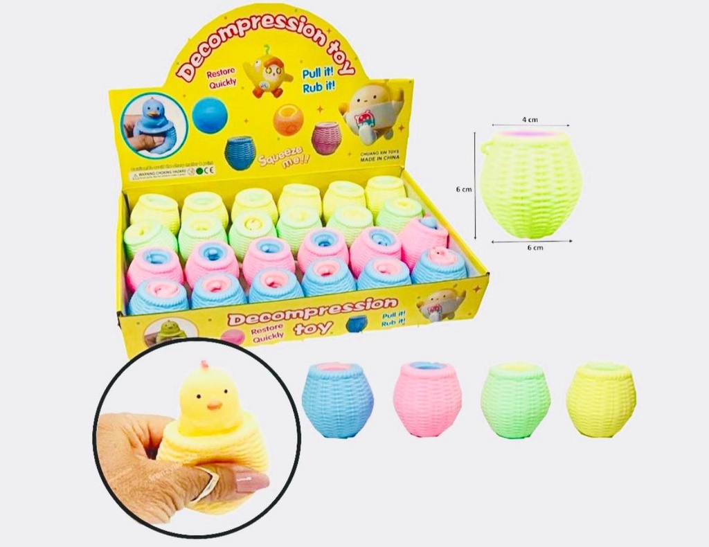 Squizzy pollo canasta mini