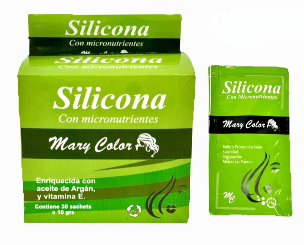 Silicona capilar MC verde caja X30 