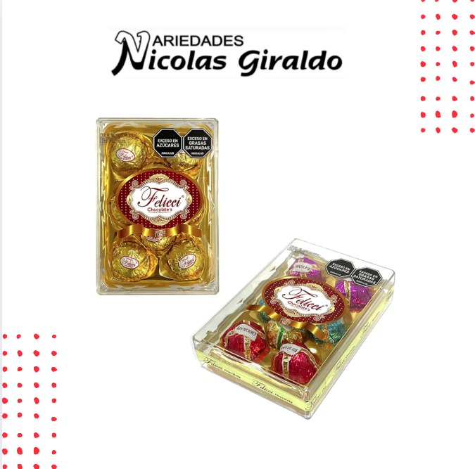 Chocolate feliccie cubo x8