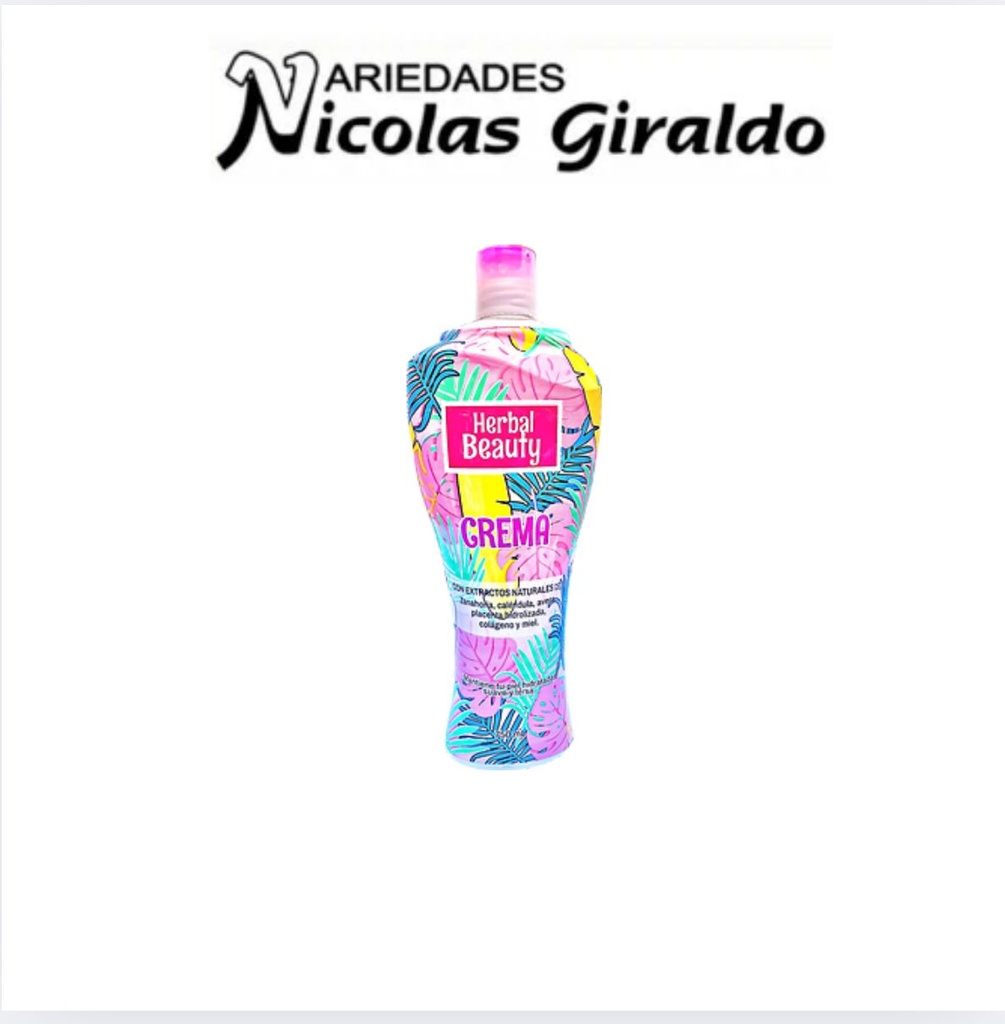 Crema corporal Yenny sensual zanahoria x750