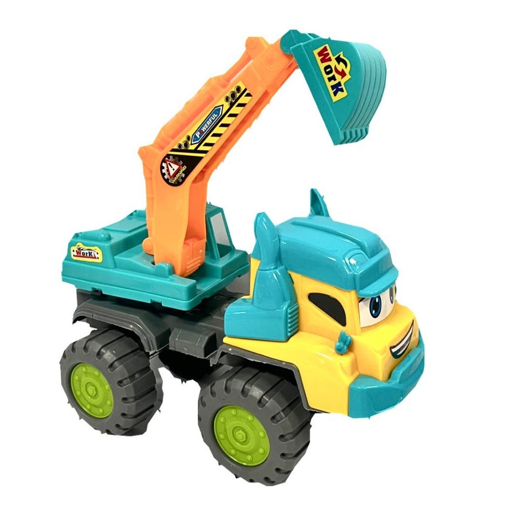 Carro constructor fino grande retro (986-48)