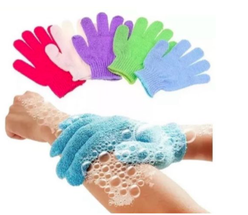 Guante exfoliante paquete x10