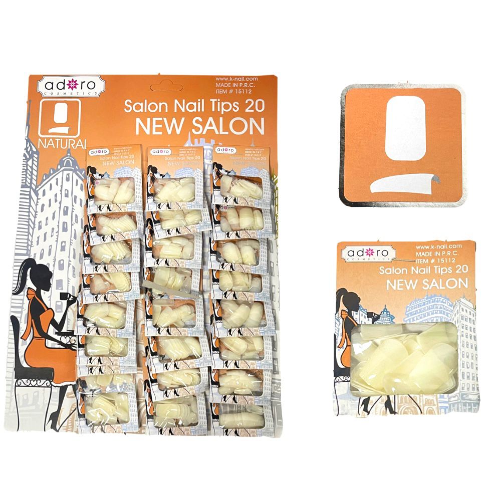 Uñas adoro NEW SALON x24 Carton 