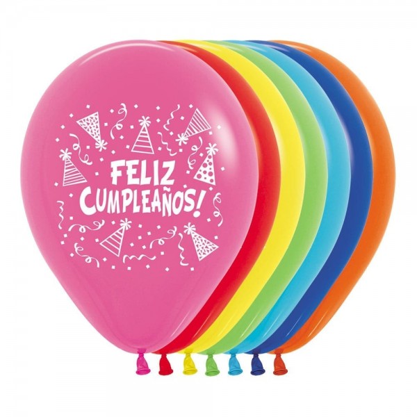 Bomba magictex estampada f.cumpleaños R12x12