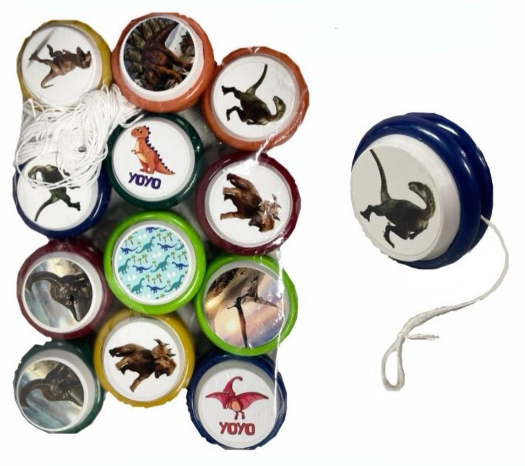 Yoyo plastico sencillo bolsa x12