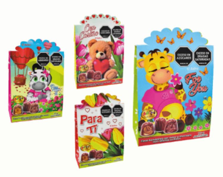 Chocolate adro estuche tulipan x77 gr