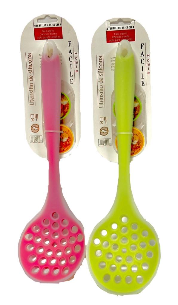 cucharon espumadera silicona   