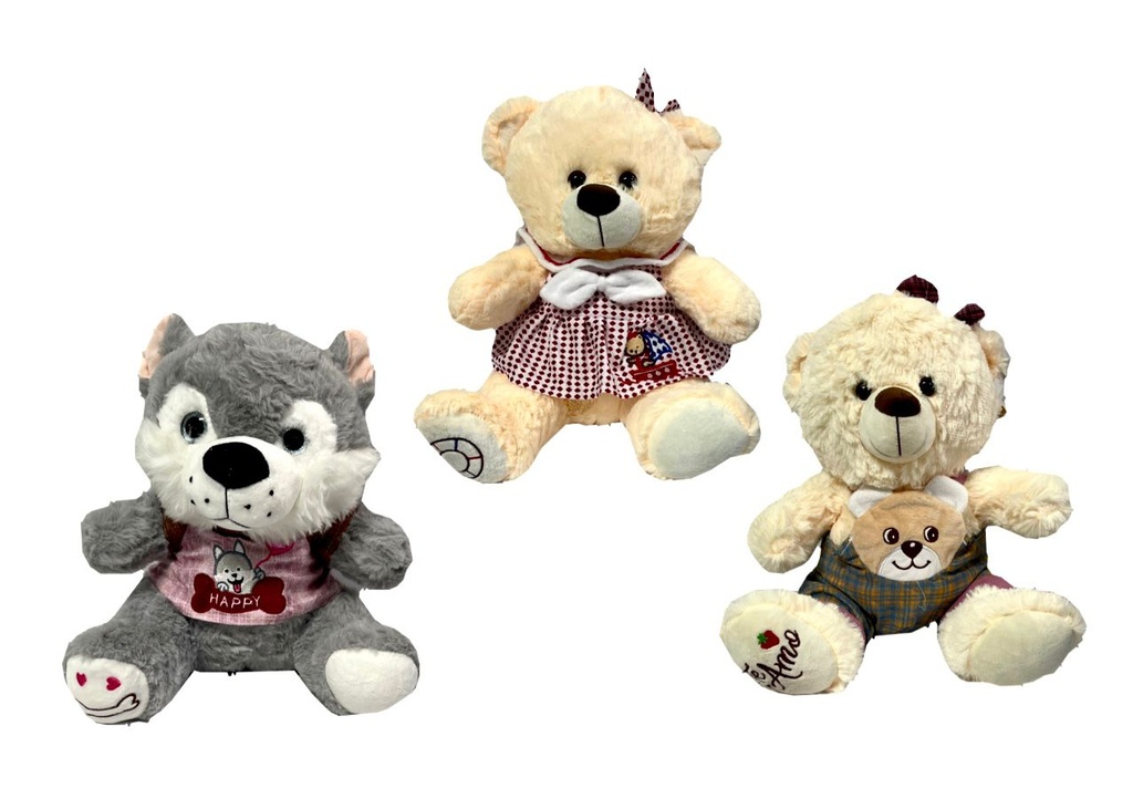 Peluche surtido 30cm $26.500