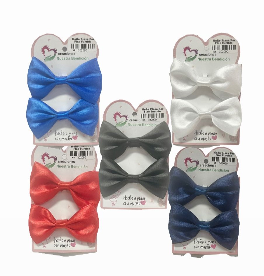 @Moño pinza par surtido PQT X12 