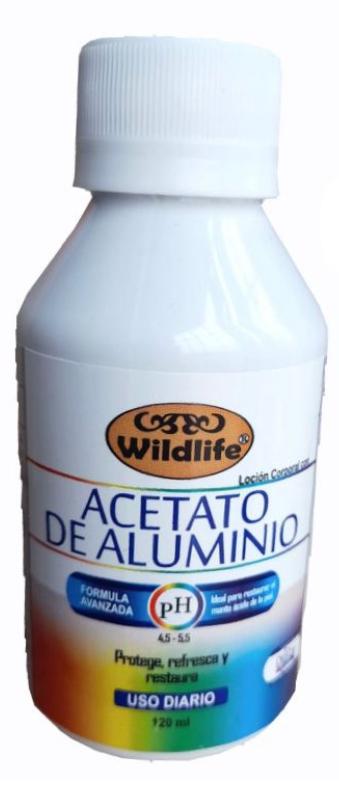 Acetato aluminio x120ml