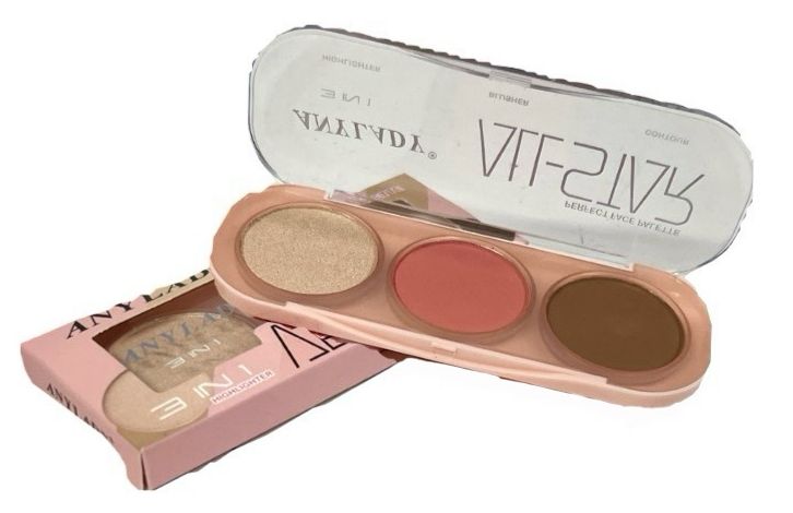 Sombra dama palette 3EN1 tonos (8269) 