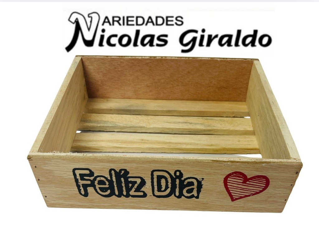 Canasta madera #2 sublimada