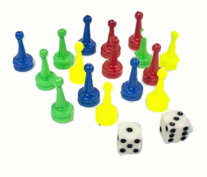 Fichas parques de lujo x4 puestos  