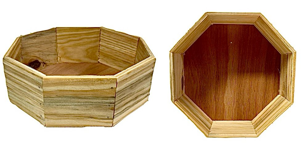 Canasta ancheta octagonal #3