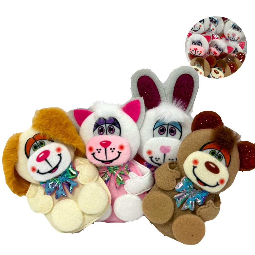Peluche mini para ancheta surtido x12