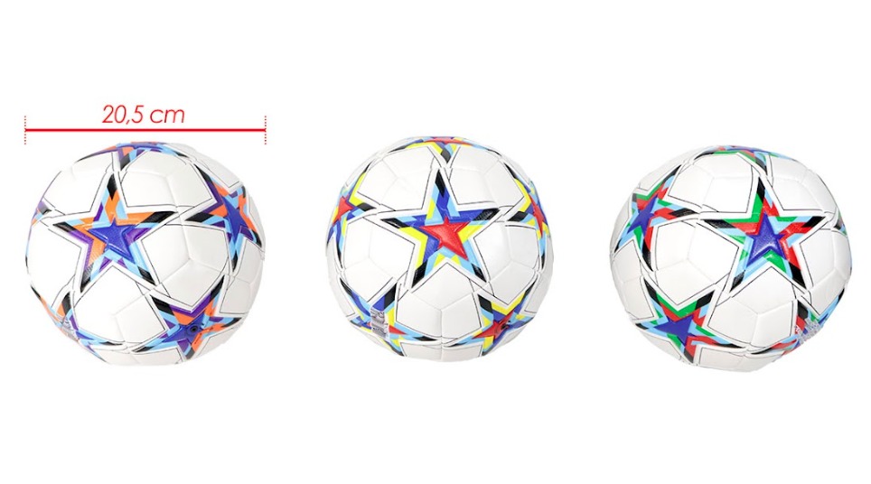 Balon futbol fino importado estrella (megatoys)
