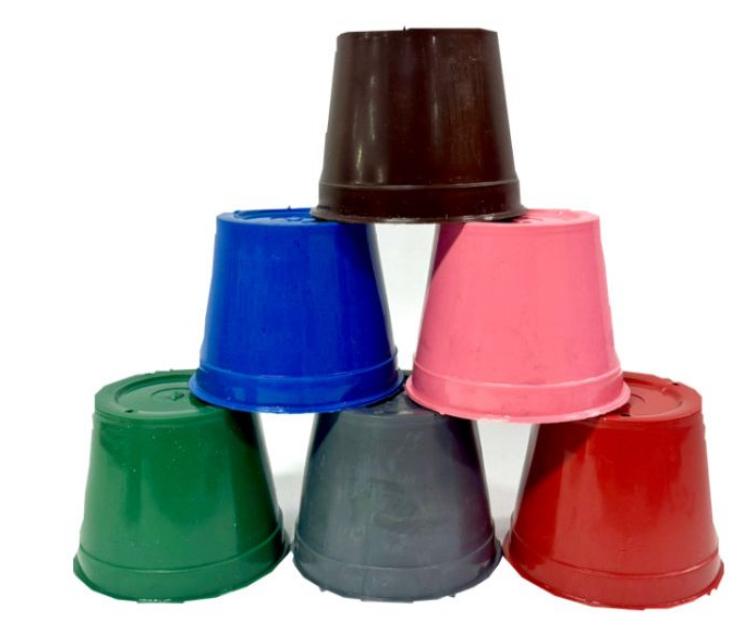 Matera mini captus redonda paquete x12