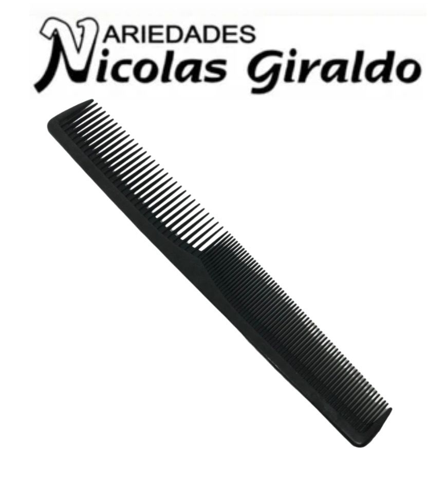 Peine negro largo PQT X12 