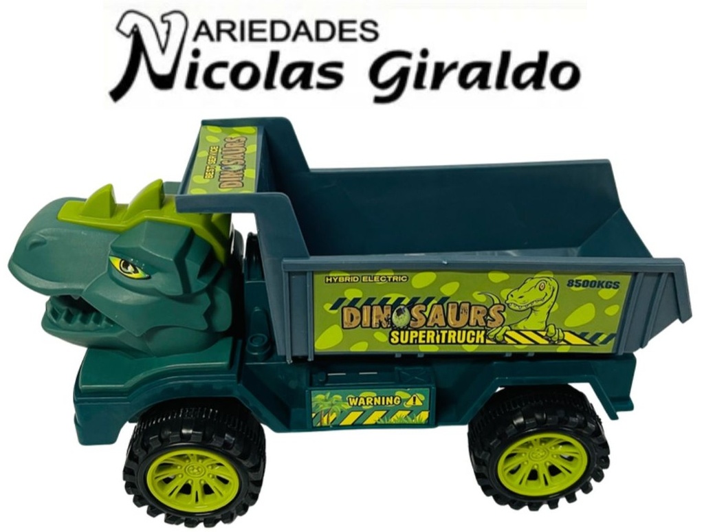 Carro dinosaurio grande volqueta