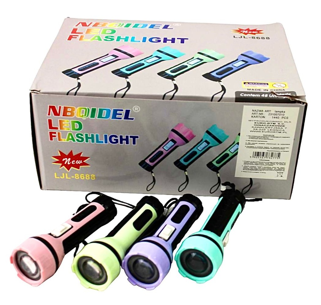 @Llavero linterna pastel mediana caja x48