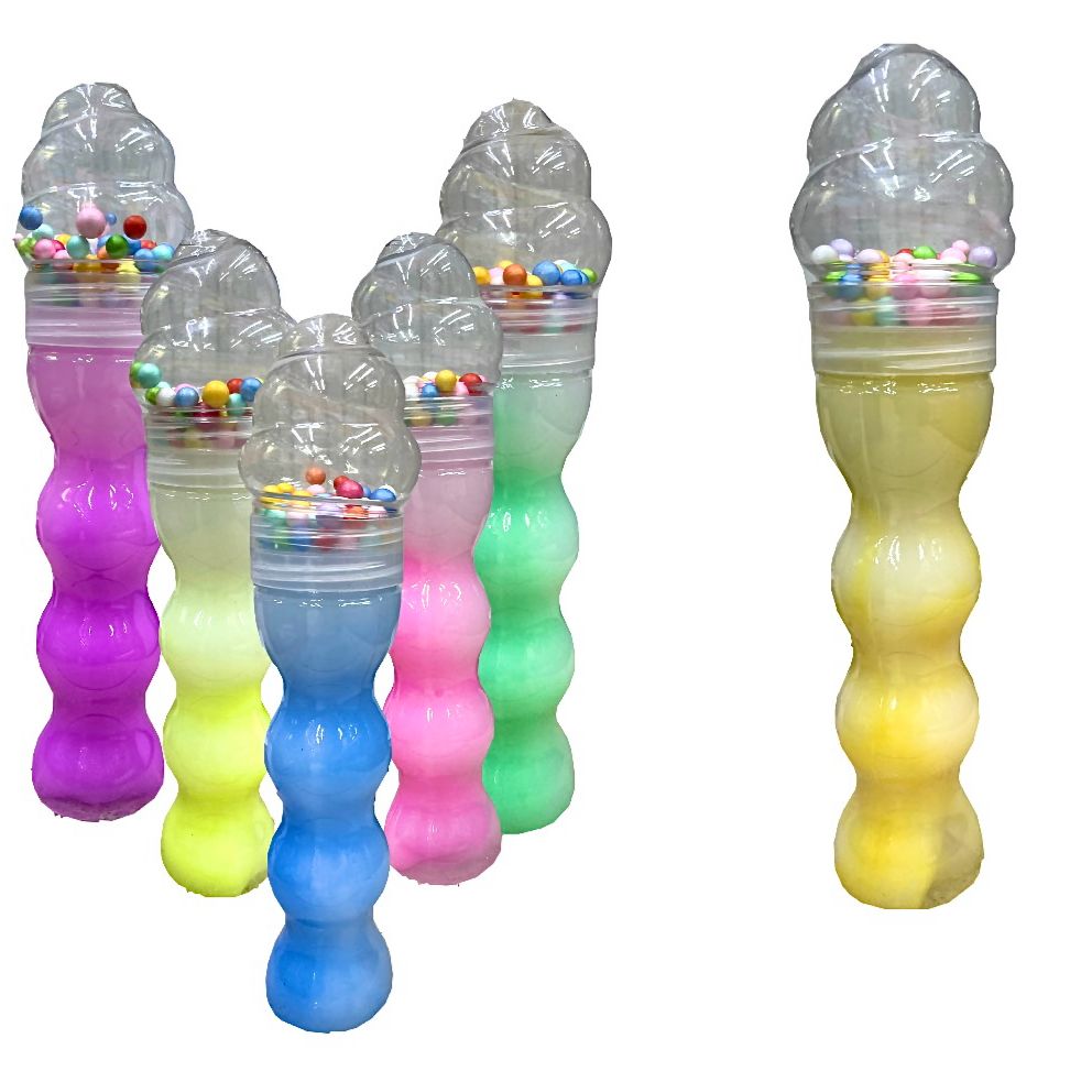 @Slime cono tarro grande con icopor color 