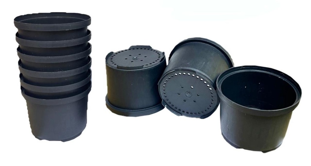 Matera redonda negra pequeña PQT X12 