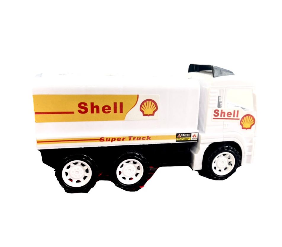 Carro camion cisterna blanco