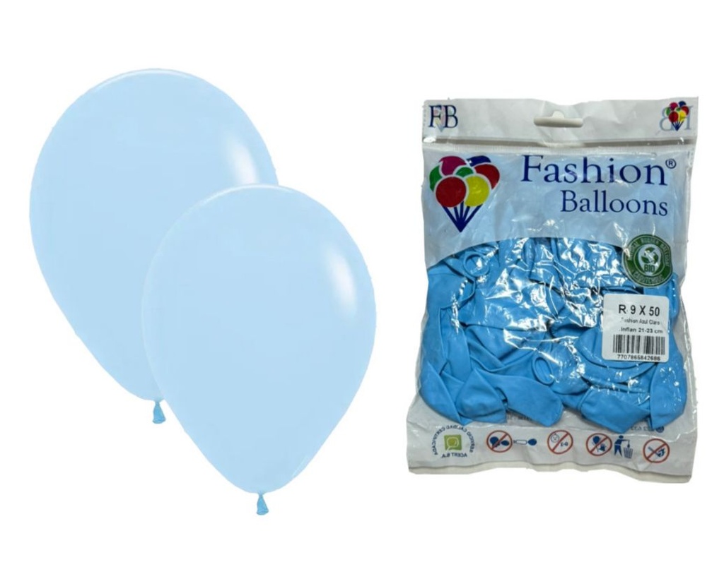 Bomba ballons r9x50 azul claro