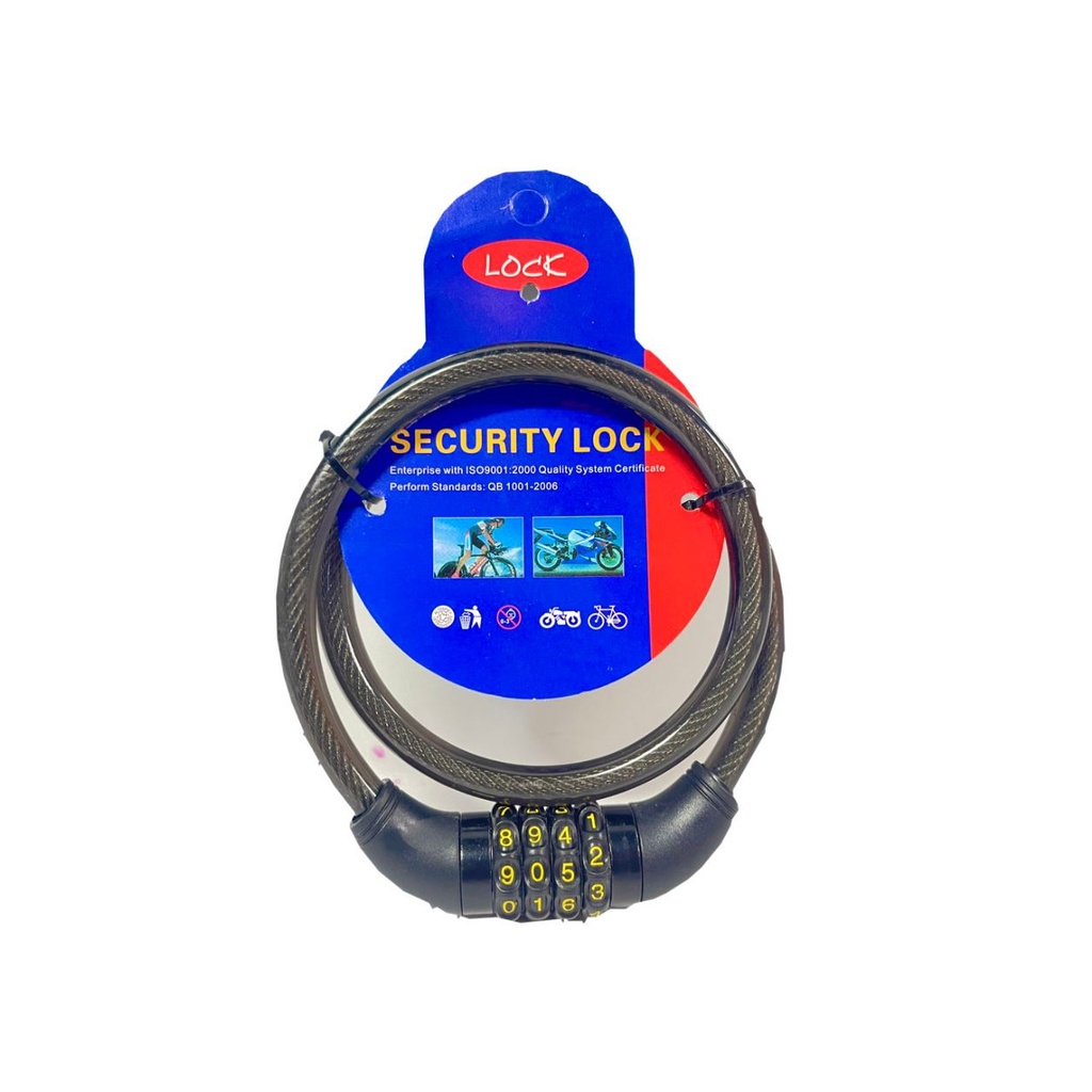 Candado bicicleta grande de clave 