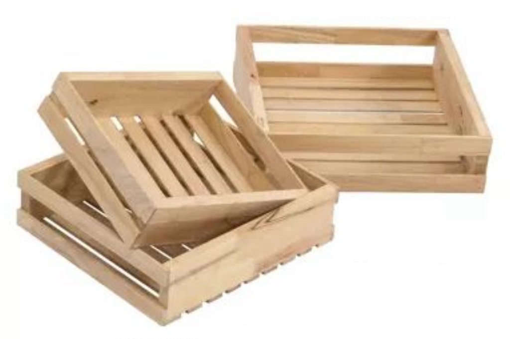 Canasta madera #4 envarillada 