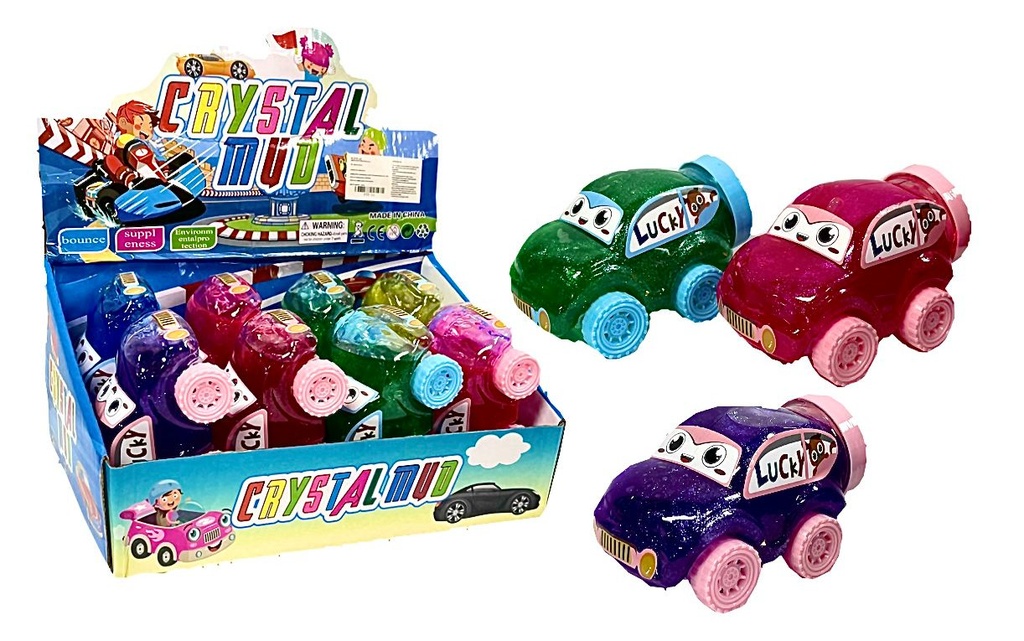 Slime tarro grande forma carro 