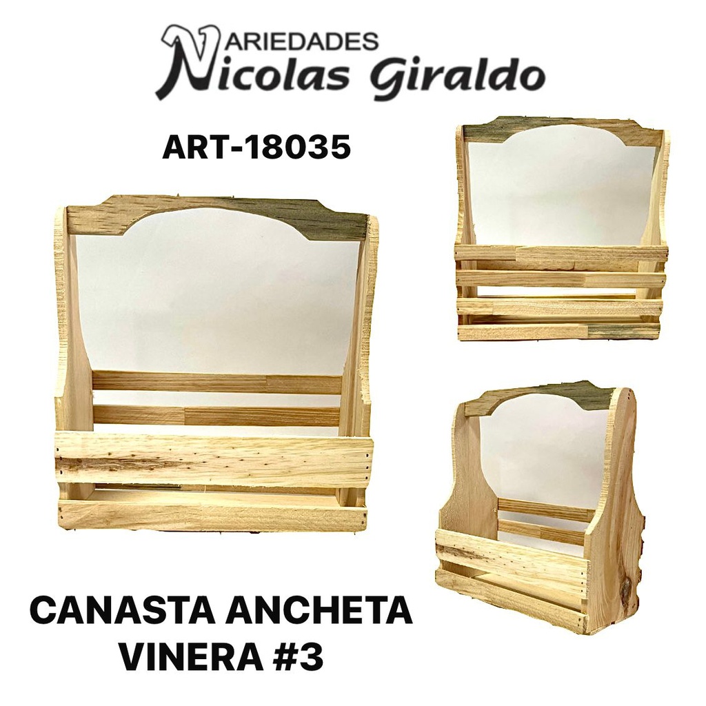 Canasta ancheta vinera #3