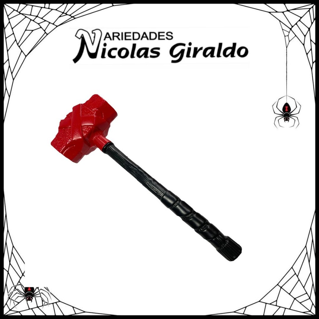 Martillo halloween plastica soplada