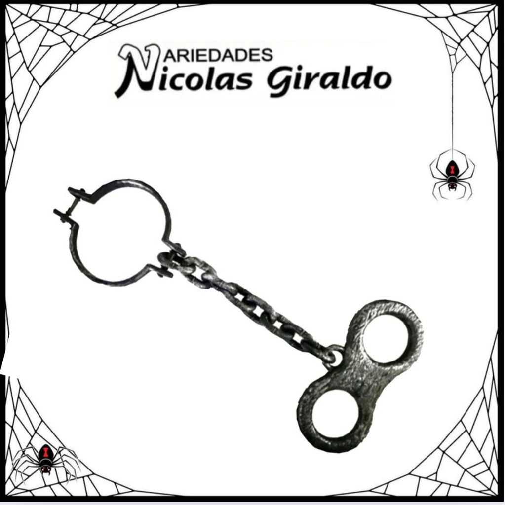 Set cadena peso cuello brazos halloween