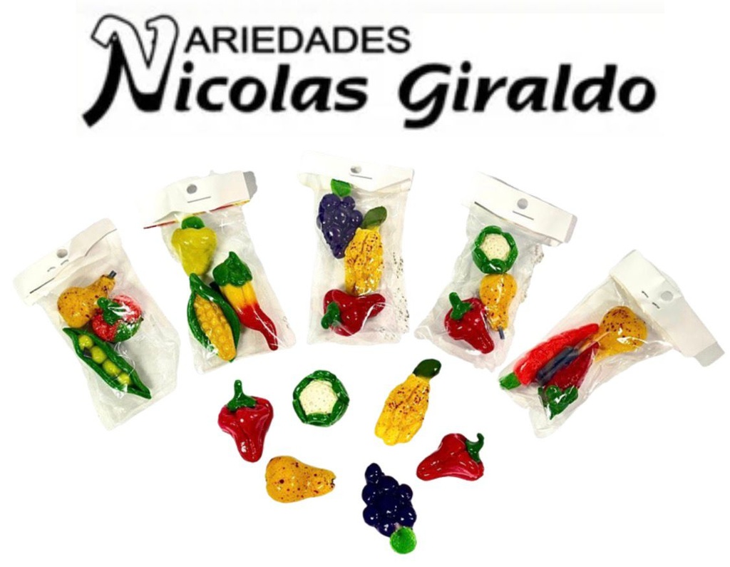 Fruta nevera Iman x3 PQT x12