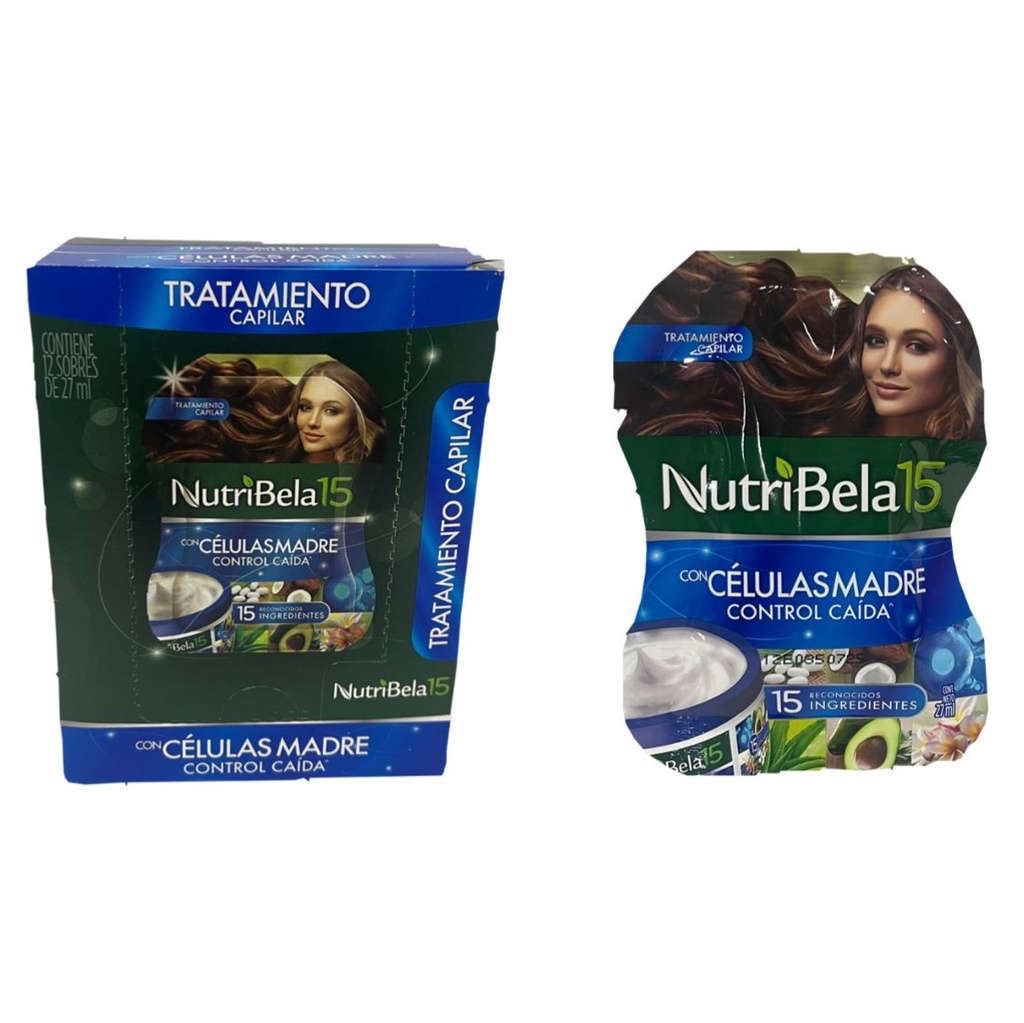 Tratamiento nutribela celula madre (azul) sobre x12