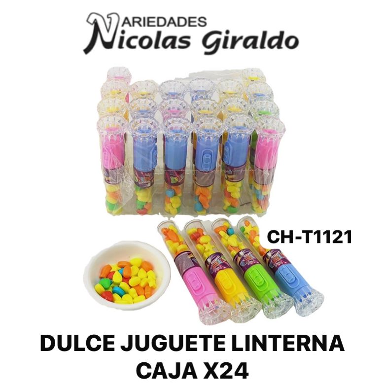 Dulce juguete linterna caja x24