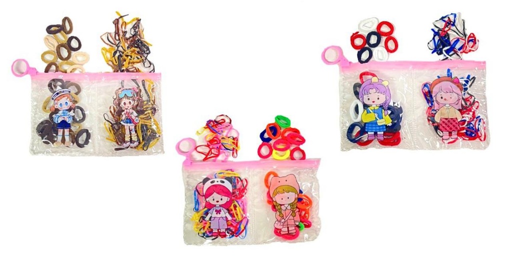 Caucho gomelo y chulo cartera color paquete x12  