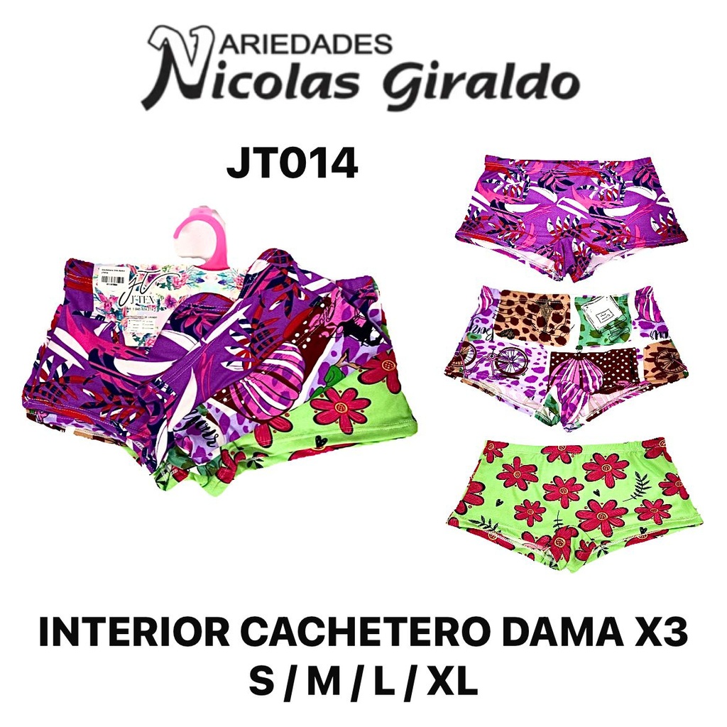 Interior cachetero dama x3 S /M /L /XL