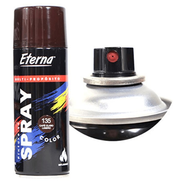 Pintura en aerosol 400ml cafe claro ligero