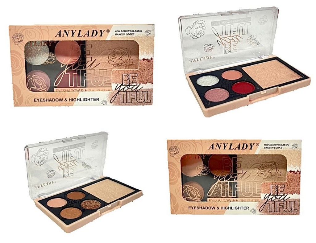 (8170)Sombra dama palette 5 tonos 