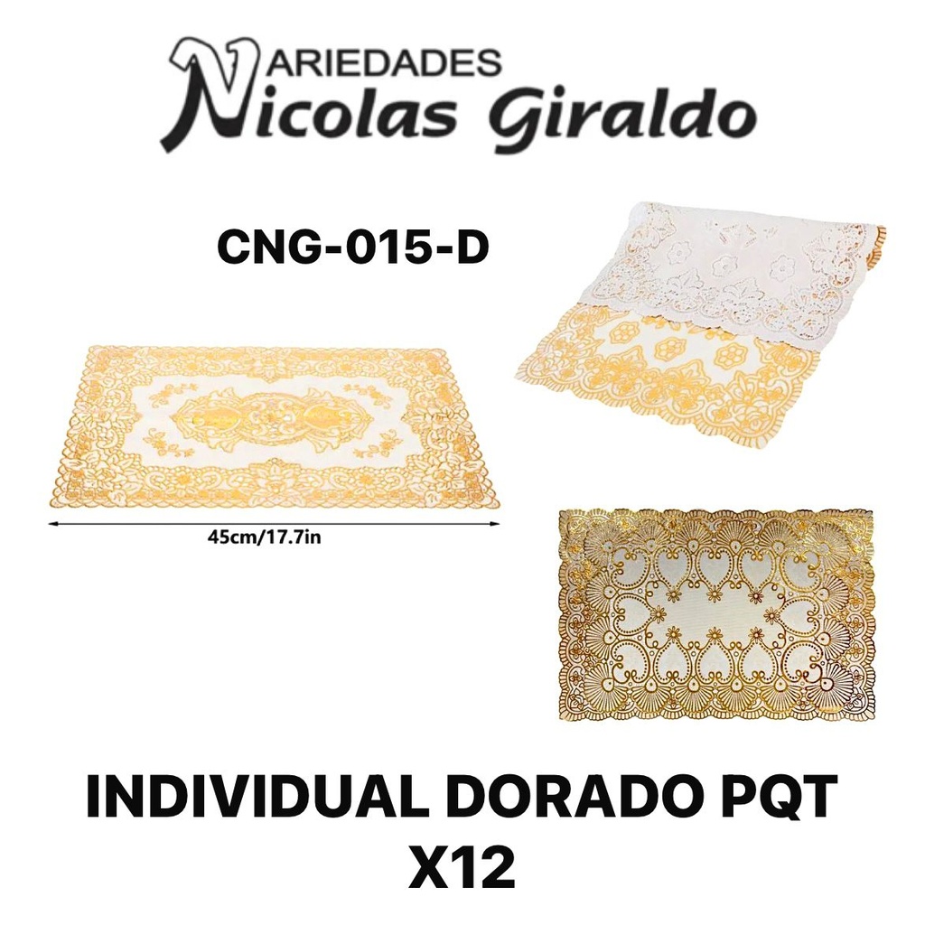Individual dorado pqt x12  