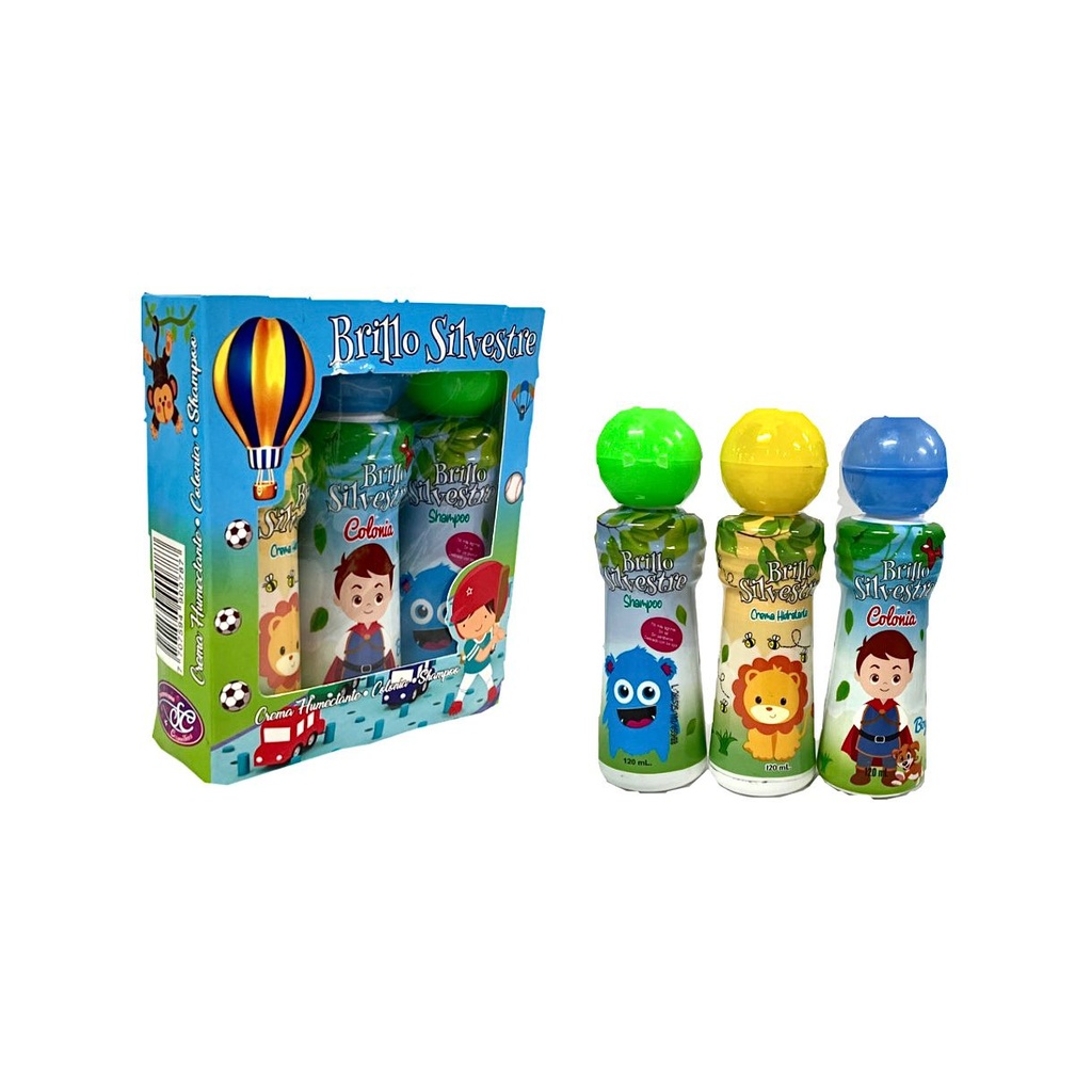 Estuche bebe yenny sensual azul x3