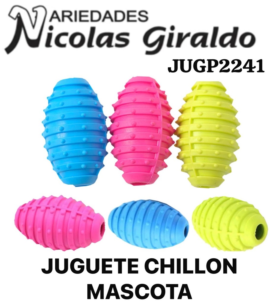 Juguete chillon mascota 