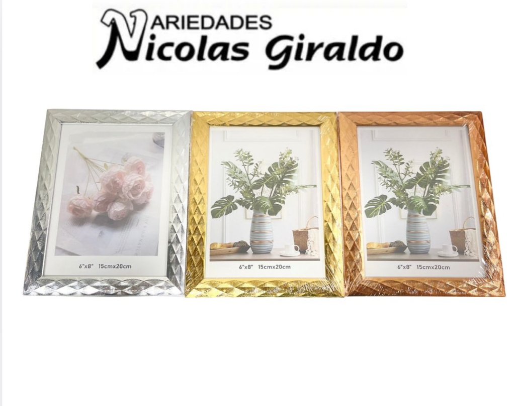 Porta retrato 6x8 acetato 